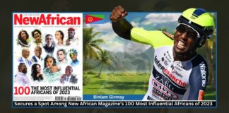 Biniam Girmay Secures a Spot Among New African Magazine’s 100 Most Influential Africans of 2023